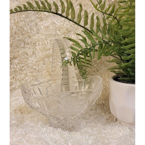 Vintage Anna Hutte Bleikristall 24% Lead Crystal Basked - Picture 12 of 12